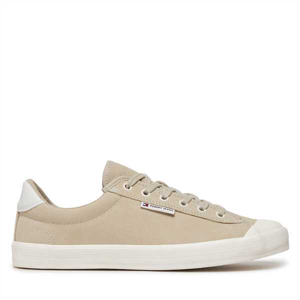 Sneakersy Tommy Jeans Tjm Vulcanized Bumper Suede EM0EM01407 Béžová