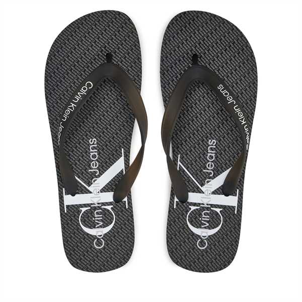 Žabky Calvin Klein Jeans Beach Sandal Glossy YM0YM00952 Čierna