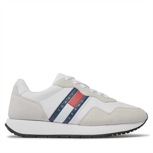 Sneakersy Tommy Jeans Tjm Modern Runner EM0EM01316 Biela