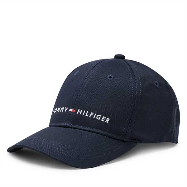 Šiltovka Tommy Hilfiger Essentials AU0AU01667 Tmavomodrá