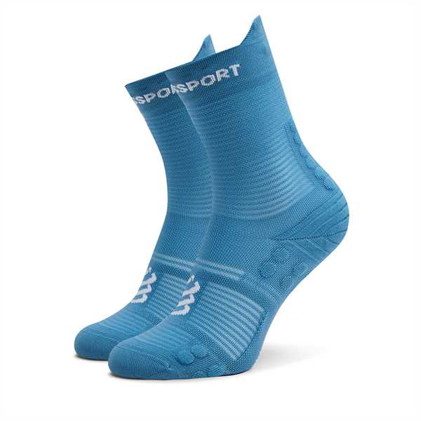 Ponožky Vysoké Unisex Compressport Pro Racing V4.0 Run High XU00046B Modrá