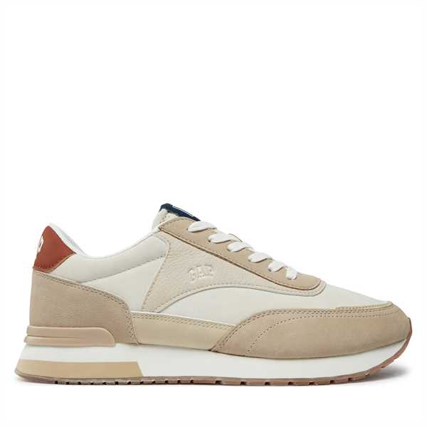 Sneakersy Gap New York Nub M GAF007F5SMSDWHGP Béžová