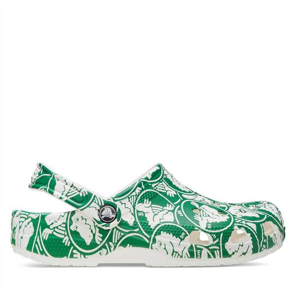 Šľapky Crocs Classic Duke Print Clog 210003 Zelená