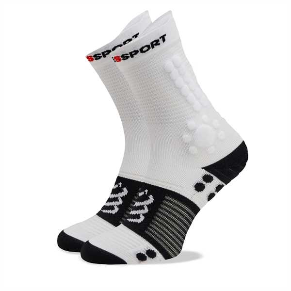 Ponožky Vysoké Unisex Compressport Pro Racing V4.0 Trail XU00048B Biela