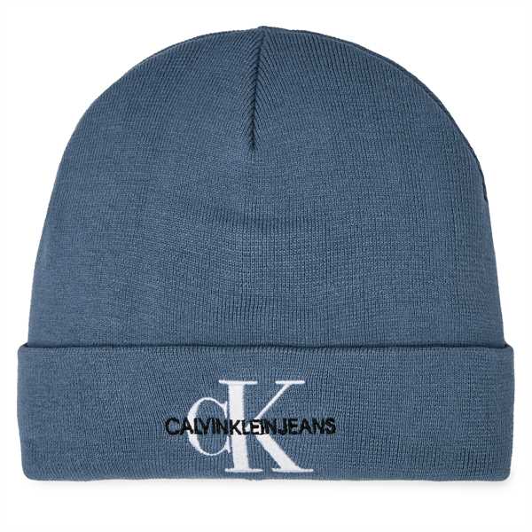 Čiapka Calvin Klein Jeans Monologo Embro Beanie K50K511160 Tmavomodrá