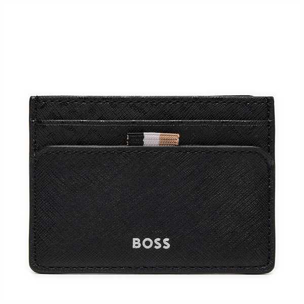 Puzdro na kreditné karty Boss Zair M Card Holder 50517065 Čierna