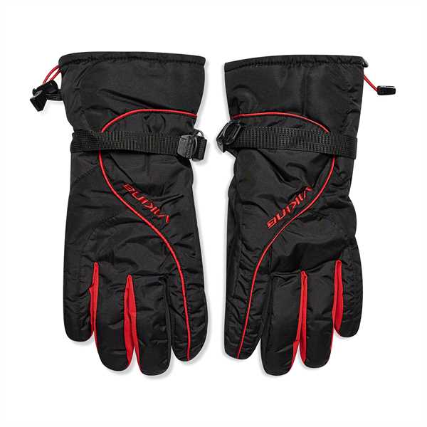 Lyžiarske rukavice Viking Devon Gloves 110/22/6014 Čierna