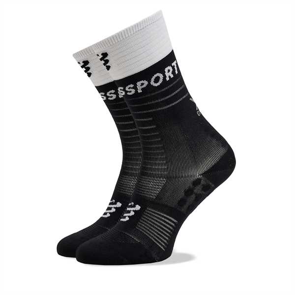 Ponožky Vysoké Unisex Compressport Mid Compression V 2.0 SQTU3549002 Čierna