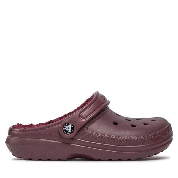 Šľapky Crocs Crocs Classic Lined Clog 203591 Bordová