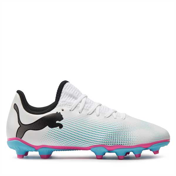 Futbalové topánky Puma Future 7 Play Fg/Ag 10773401 01 Biela