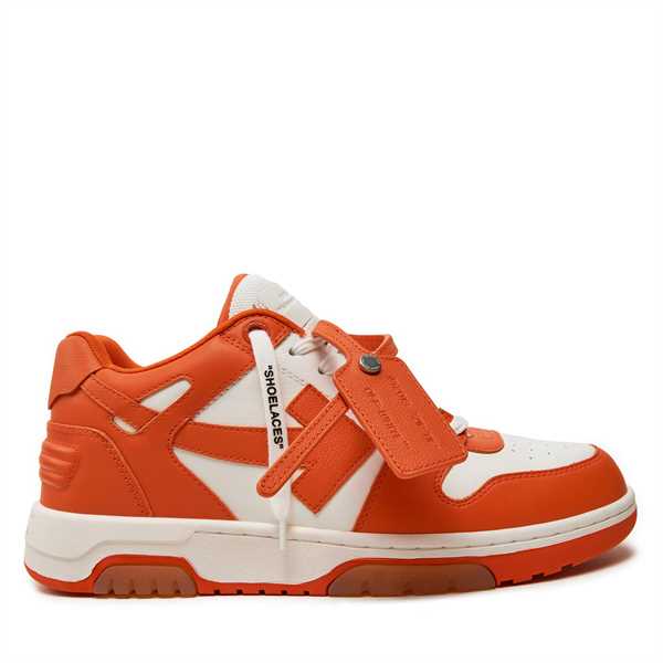 Sneakersy Off-White OMIA189S22LEA0010120 Oranžová