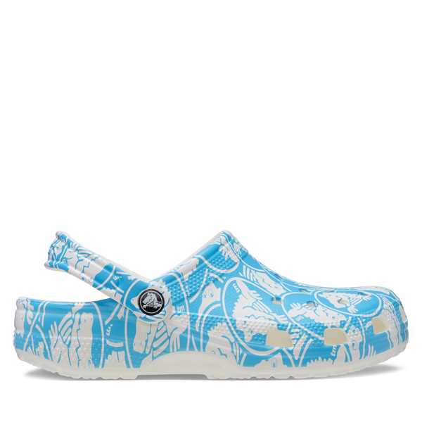 Šľapky Crocs Classic Duke Print Clog 210003 Modrá