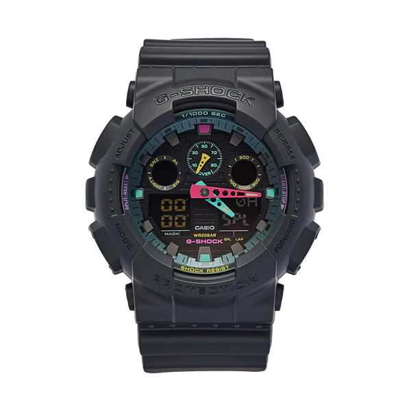 Hodinky G-Shock GA-100MF-1AER Čierna