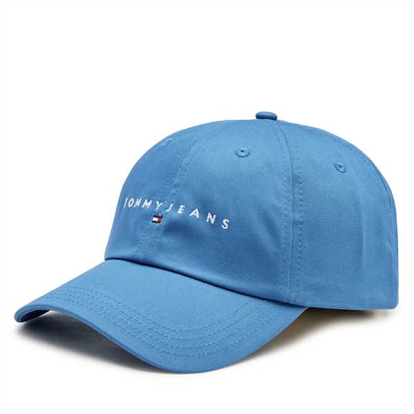 Šiltovka Tommy Jeans Tjm Linear Logo 6-Panel Cap AM0AM12894 Modrá