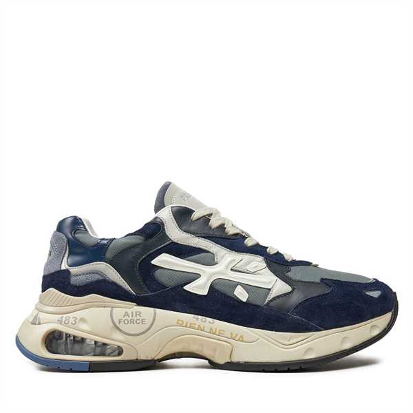 Sneakersy Premiata Sharky VAR 362 Tmavomodrá