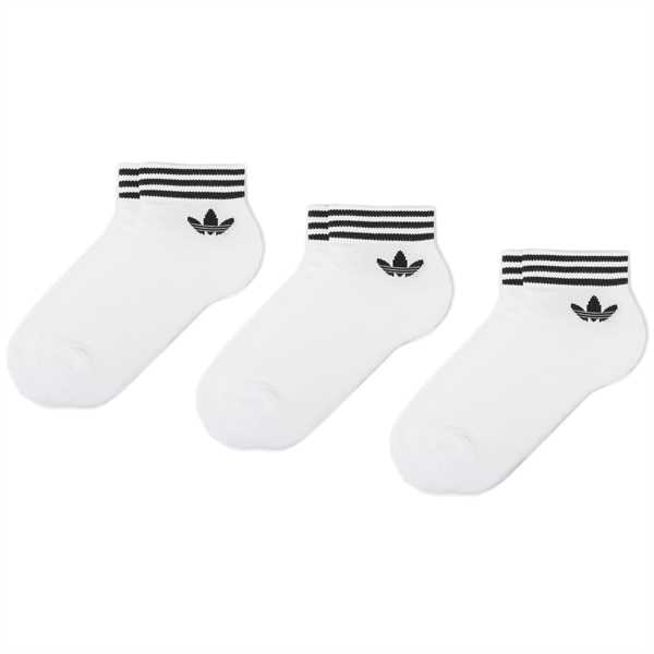 Súprava 3 párov kotníkových ponožiek unisex adidas Tref Ank Sck Hc EE1152 Biela