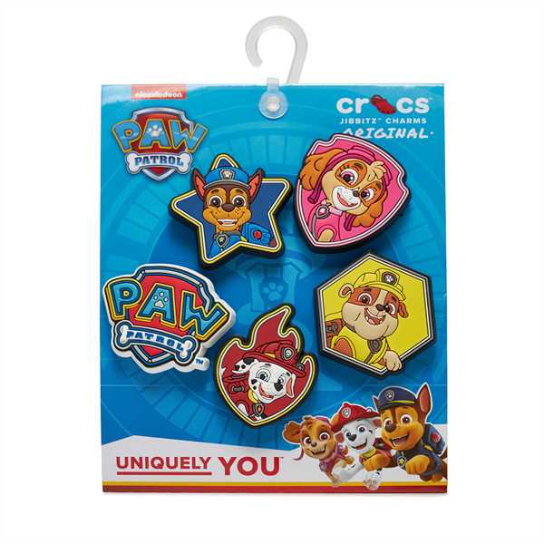 Ozdoba na topánky Crocs Jibbitz Paw Patrol 5Pck 10012081 Farebná