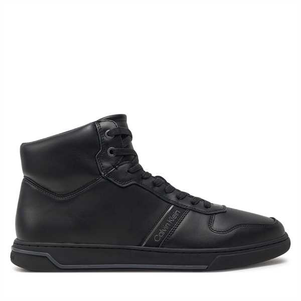 Sneakersy Calvin Klein High Top Lace Up Logo HM0HM01492 Čierna