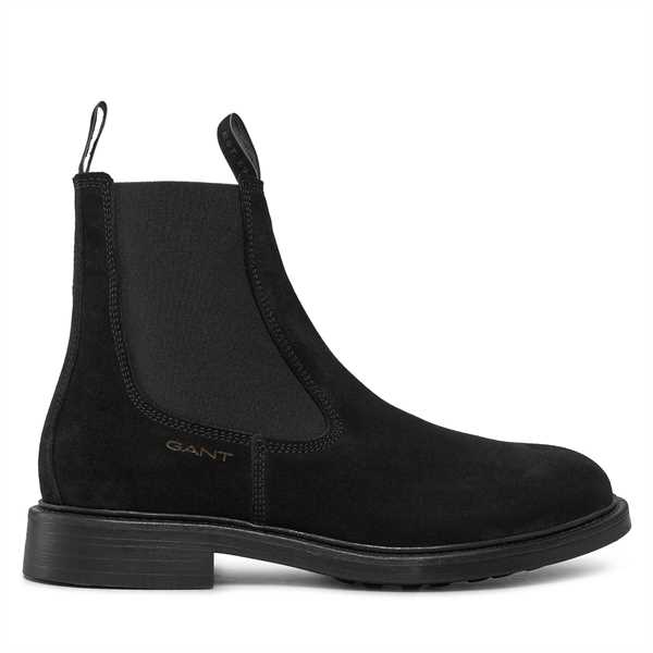 Členková obuv s elastickým prvkom Gant Millbro Chelsea Boot 27633415 Čierna