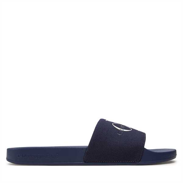 Šľapky Calvin Klein Jeans Slide Monogram Co YM0YM00061 Tmavomodrá