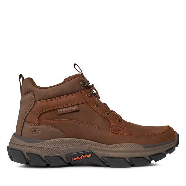 Šnurovacia obuv Skechers Respected Boswell 204454/CDB Hnedá