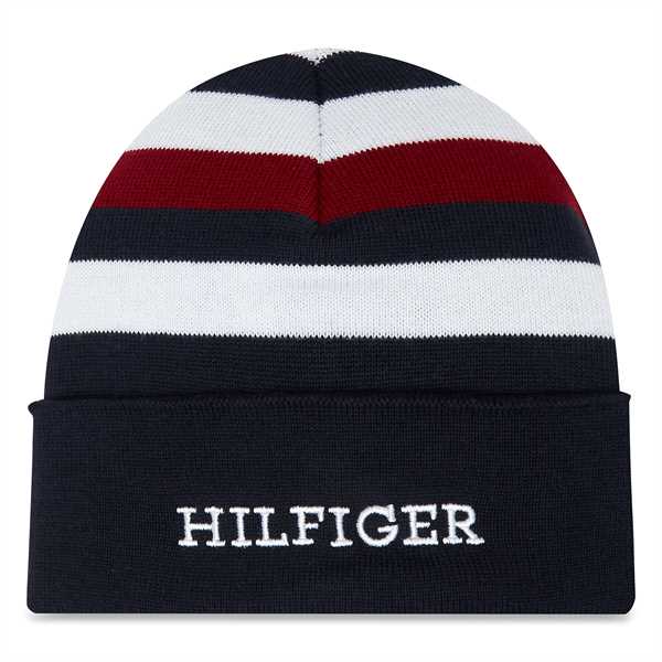 Čiapka Tommy Hilfiger Corporate AU0AU01737 Tmavomodrá