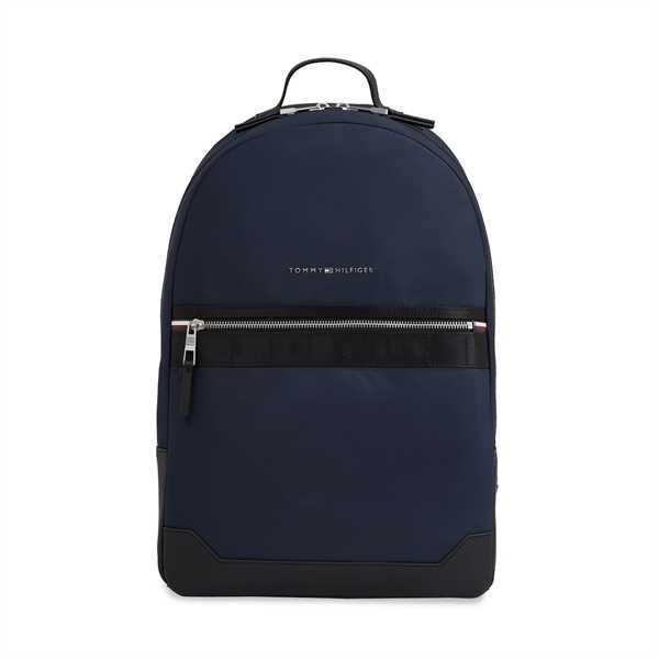 Ruksak Tommy Hilfiger Th Elevated Nylon Backpack AM0AM11573 Tmavomodrá