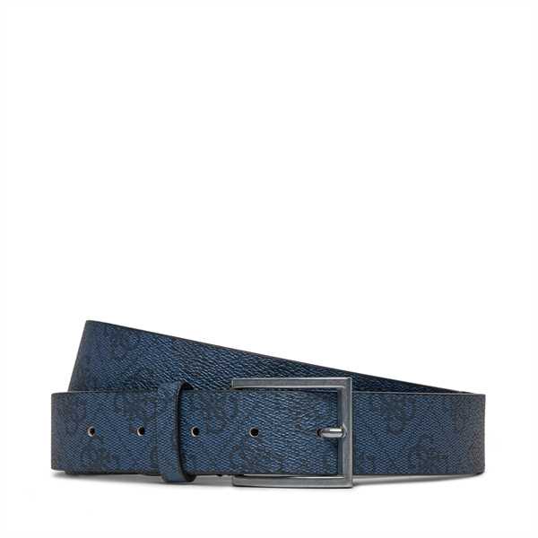 Pánsky opasok Guess Vezzola Belts BM7781 P3435 Tmavomodrá