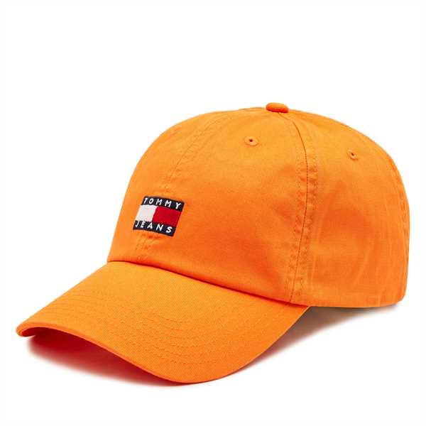 Šiltovka Tommy Jeans Tjm Heritage 6 Panel Cap AM0AM12020 Oranžová