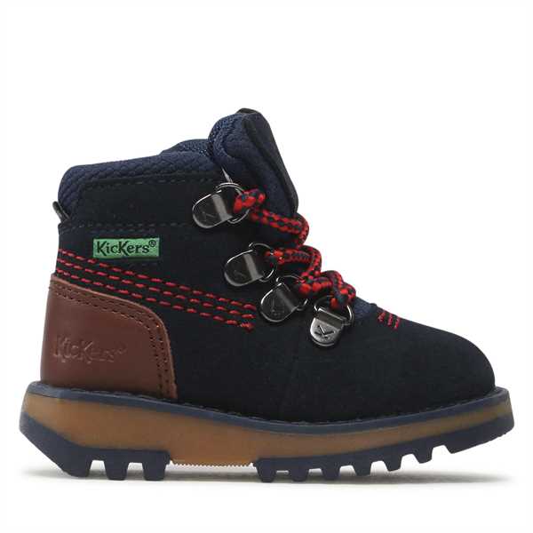 Šnurovacia obuv Kickers Kicknature 878760-10 M Tmavomodrá