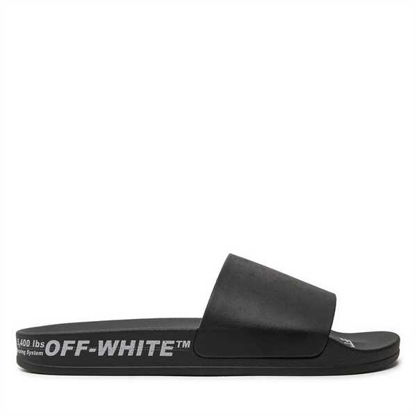 Šľapky Off-White OMIC001S22MAT0011001 Čierna