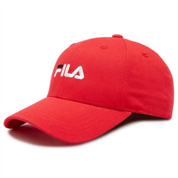 Šiltovka Fila Brasov 6 Panel Cap With Linear Logo - Strap Back FCU0019 Červená