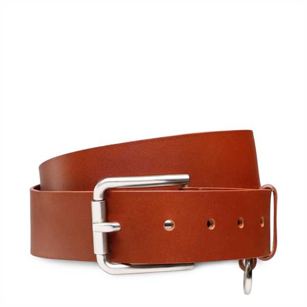 Pánsky opasok Calvin Klein Jeans Round Classic Belt K50K510157 Hnedá