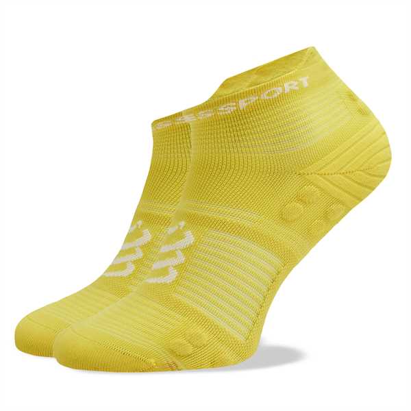 Ponožky Kotníkové Unisex Compressport Pro Racing V4.0 Run Low XU00047B Žltá