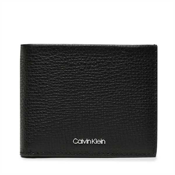 Malá pánska peňaženka Calvin Klein Minimalism Bifold 6Cc W/Bill K50K509620 Čierna