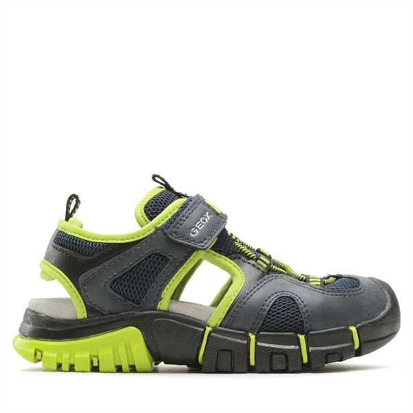 Sandále Geox J Sandal Dynomix Boy J35GHA014MEC0749 S Tmavomodrá