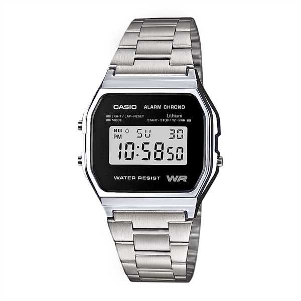 Hodinky Casio Vintage A158WEA-1EF Strieborná