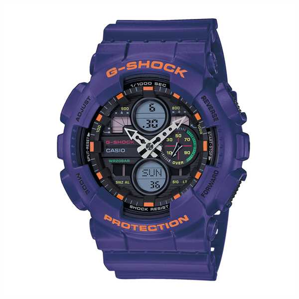 Hodinky G-Shock GA-140-6AER Fialová