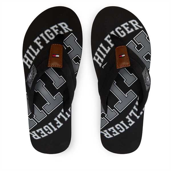 Žabky Tommy Hilfiger Essential Th Beach Sandal FM0FM01369 Čierna