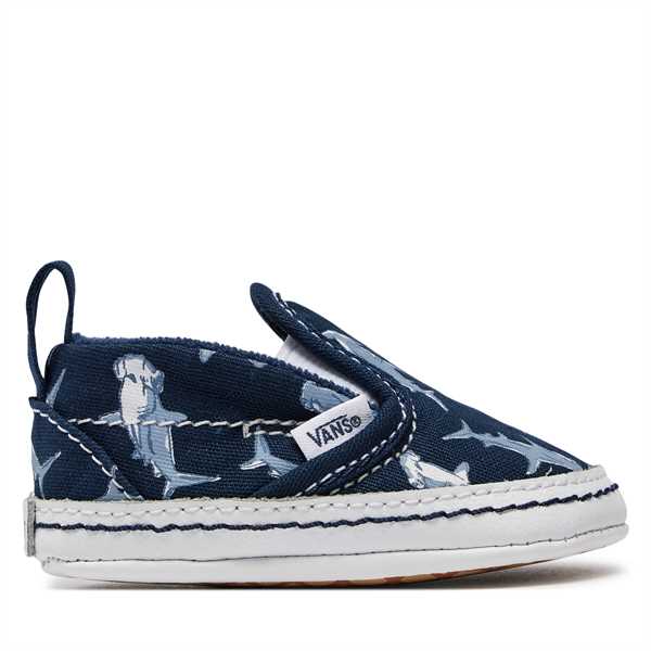 Tenisky Vans Slip-On V Crib VN000CRUBER1 Modrá