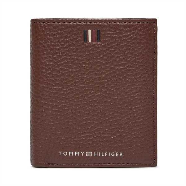 Veľká pánska peňaženka Tommy Hilfiger Th Central Trifold AM0AM11851 Hnedá