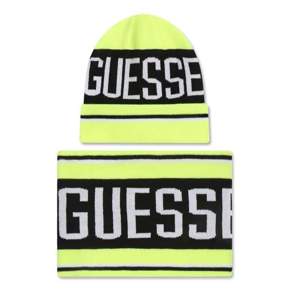 Set čiapka a šál Guess L0BZ02 Z2QO0 Žltá