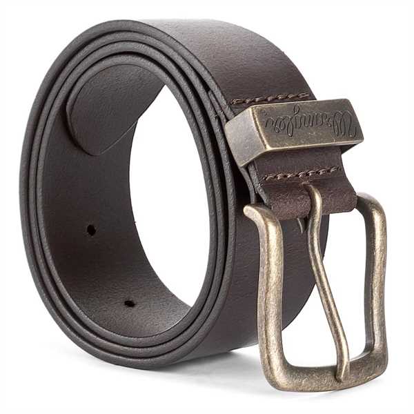 Pánsky opasok Wrangler Metal Loop W0080US85 85 112125435 Hnedá