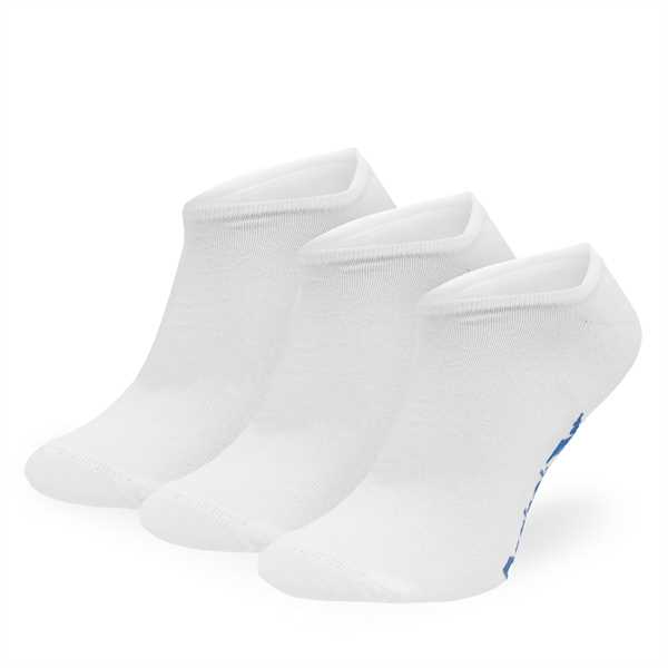 Súprava 3 párov kotníkových ponožiek unisex Reebok R0253-SS24 (3-pack) Biela