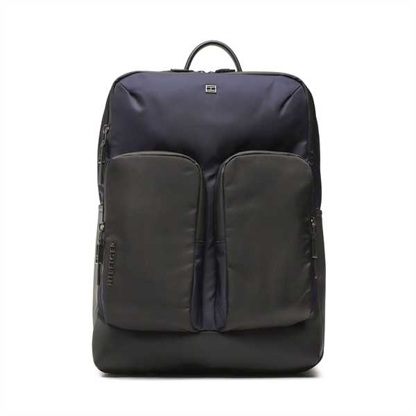 Ruksak Tommy Hilfiger Th City Commuter Tech Backpack AM0AM10597 Tmavomodrá