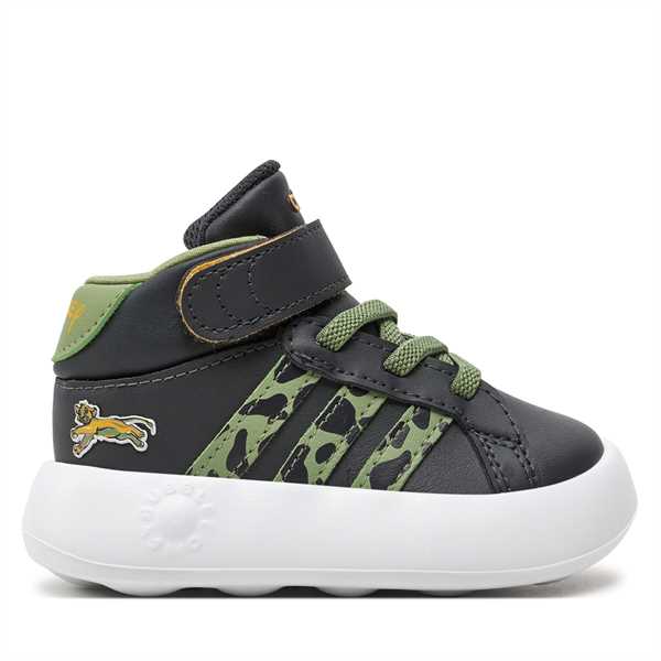 Sneakersy adidas Grand Court Mid Lionking I IF4096 Čierna