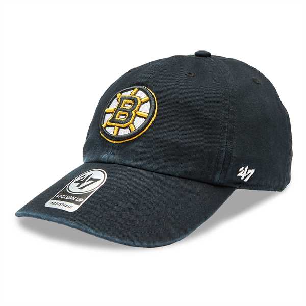 Šiltovka 47 Brand NHL Boston Bruins '47 CLEAN UP H-RGW01GWS-BK Čierna