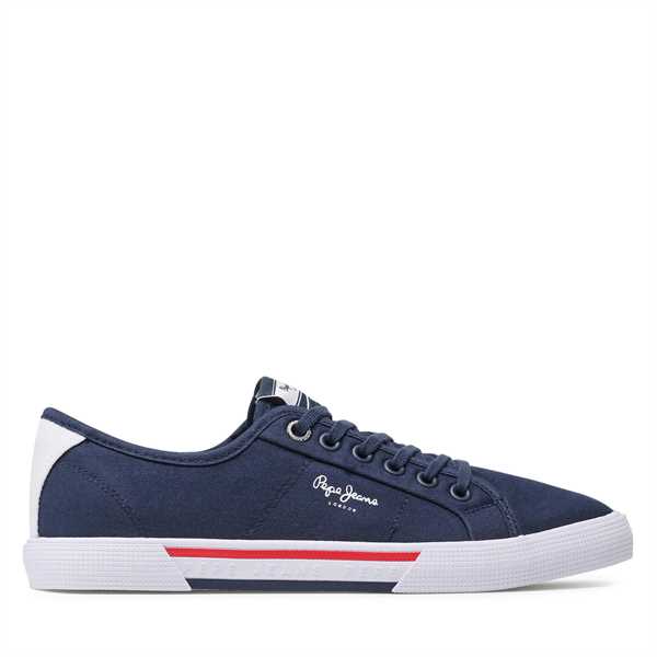 Tenisky Pepe Jeans Brady Men Basic PMS30816 Tmavomodrá