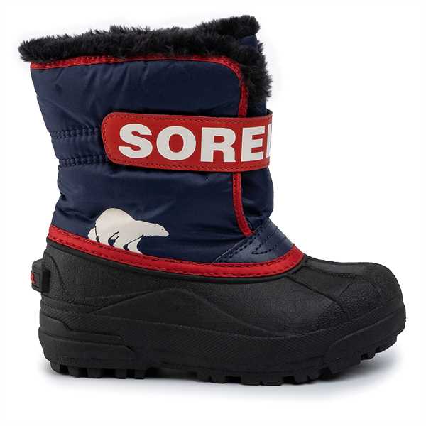 Snehule Sorel Childrens Snow Commander NC1960 Tmavomodrá