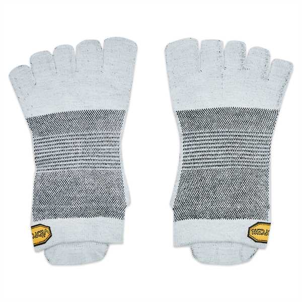 Ponožky Kotníkové Unisex Vibram Fivefingers Atlethic No-Show S21N02 Sivá